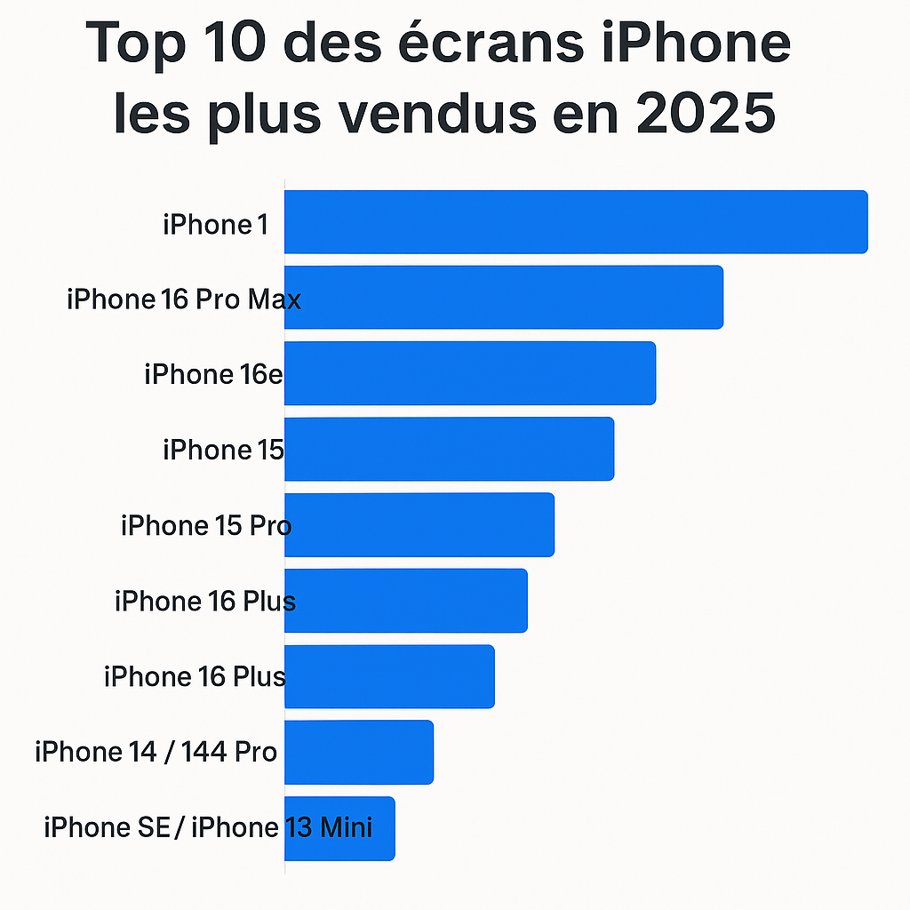 Découvrez les 10 meilleurs écrans iPhone