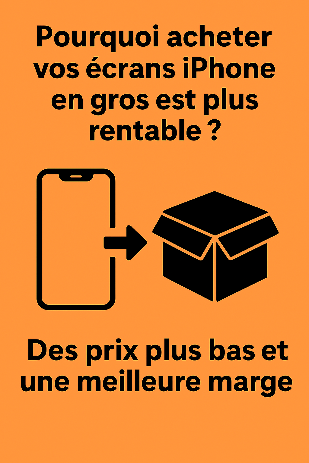 Pourquoi acheter vos écrans iPhone en gros est plus rentable ?