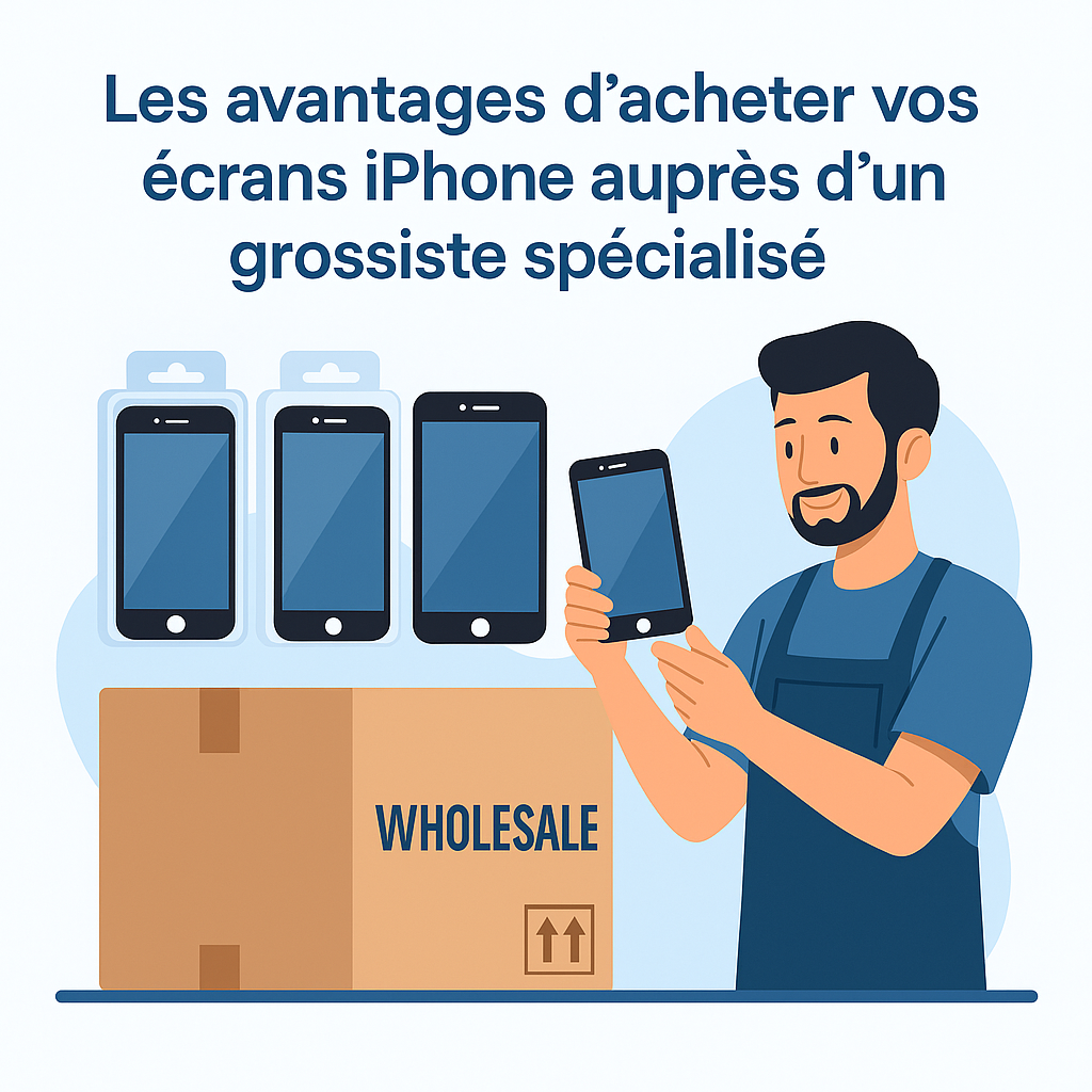 Pourquoi choisir un grossiste spécialisé pour vos écrans iPhone ?