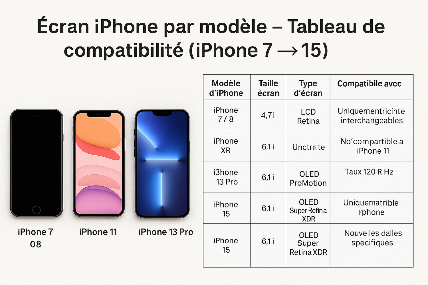 L'écran Parfait pour Votre iPhone - Un Classement Basé sur des Faits et des Chiffres