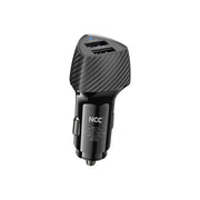 12W Chargeur double voiture Noir