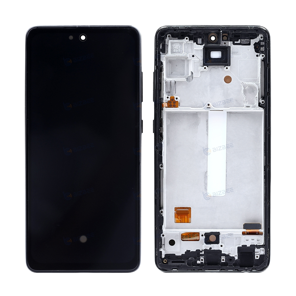 Samsung Ecran A52 4G (A525F/A525M) Avec Châssis Hard OLED Noir
