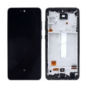 Samsung Ecran A52 4G (A525F/A525M) Avec Châssis Hard OLED Noir
