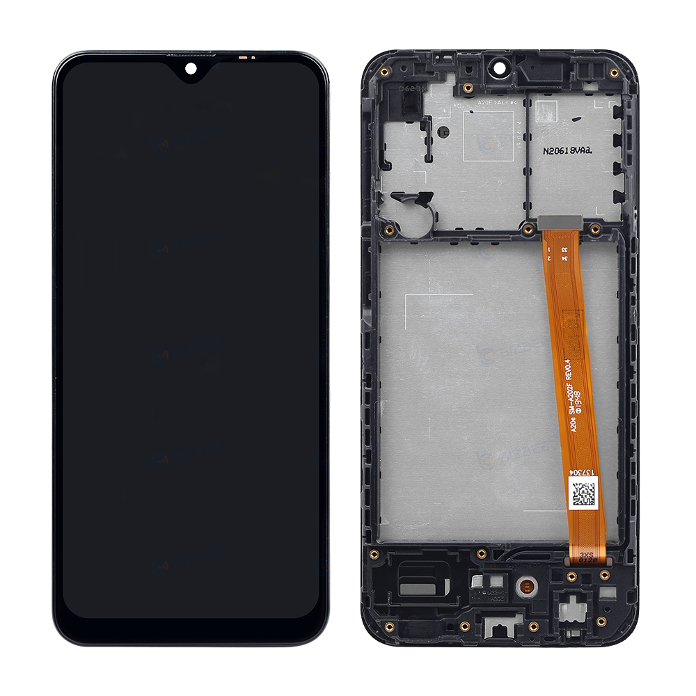 Samsung Ecran A20E (A202F) Avec Châssis OEM Matériel Noir