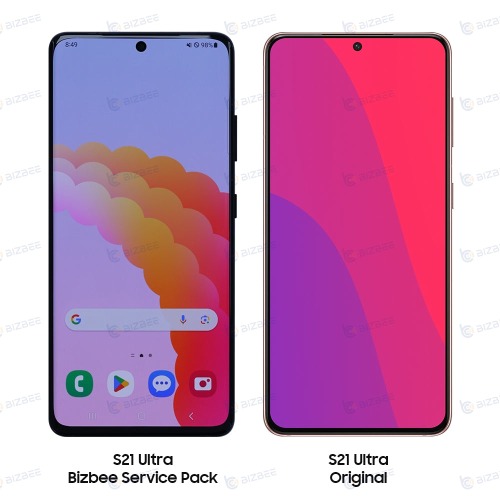 Samsung Ecran S21 Ultra 5G (G998B/G998U) Avec Châssis Soft OLED