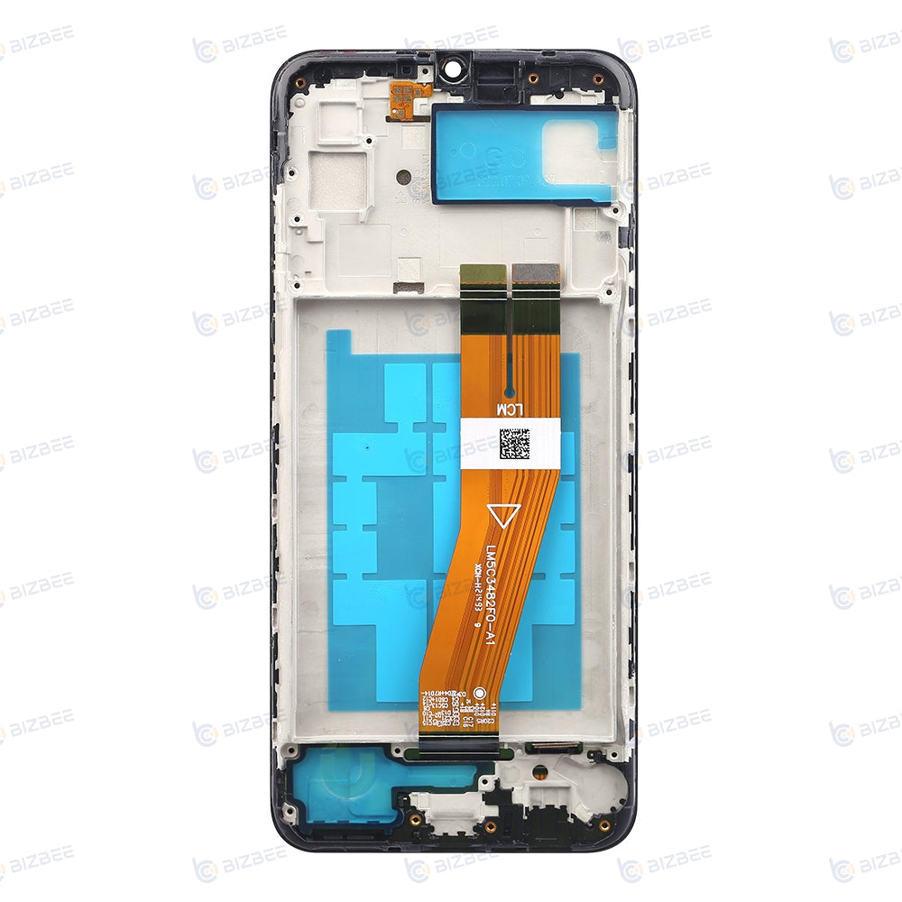 Samsung Ecran A03 (A035F) Avec Châssis OEM Matériel Noir (Petit Size)