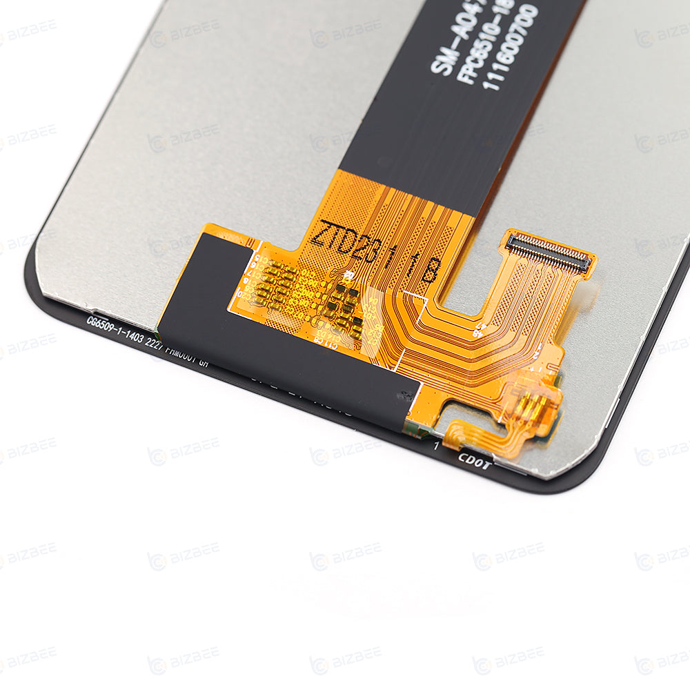 Samsung Ecran A04S (A047F) Avec Châssis OEM Matériel Noir