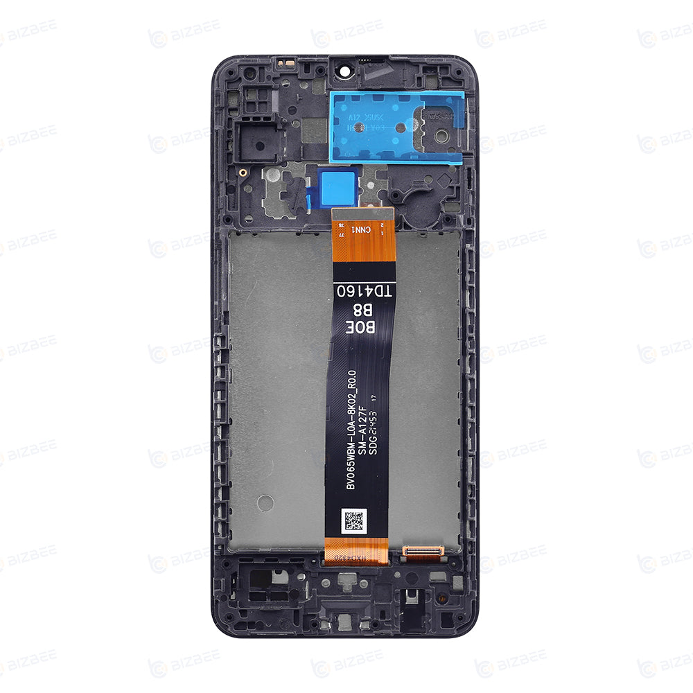 Samsung Ecran A12S (A127F) Avec Châssis OEM Matériel Noir