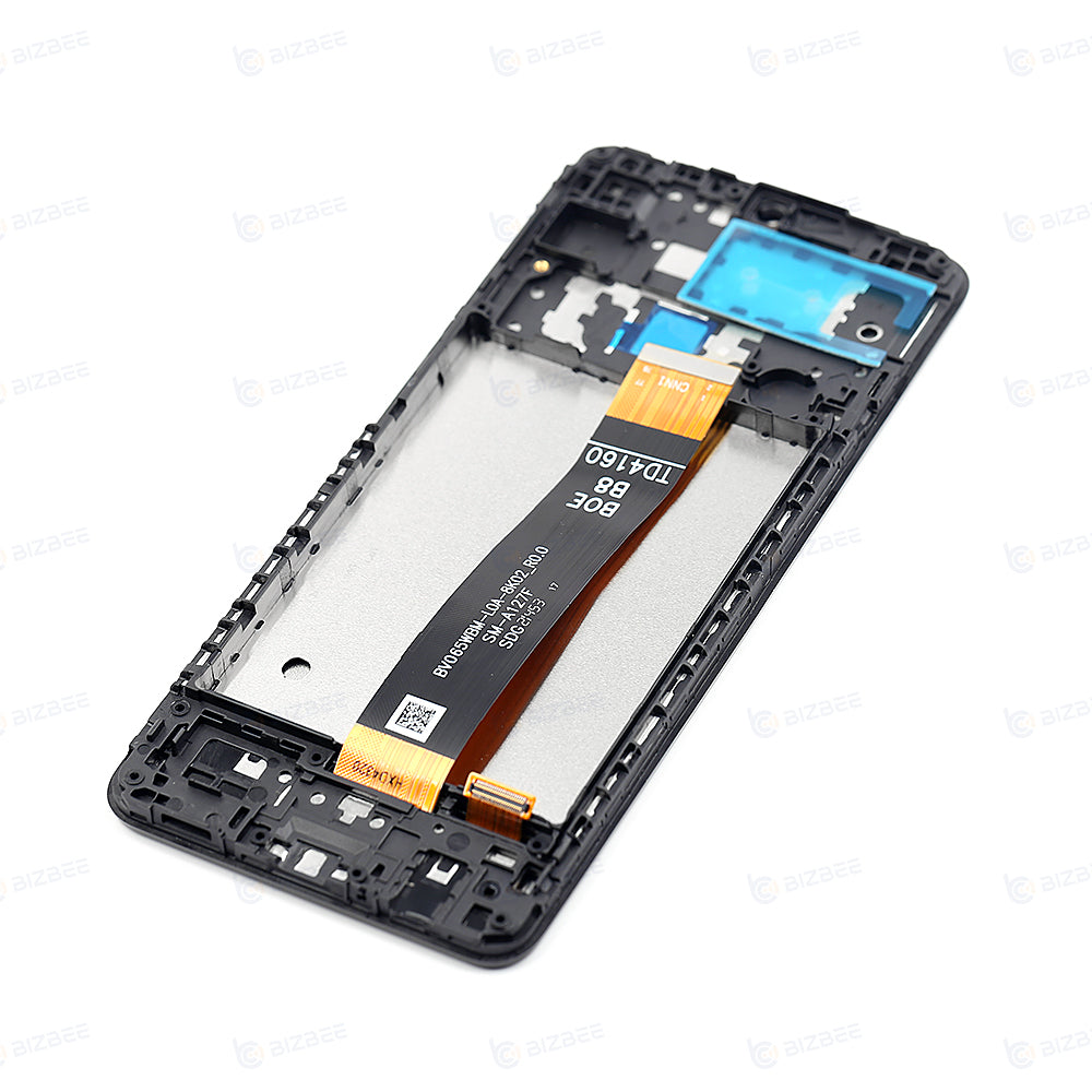 Samsung Ecran A12S (A127F) Avec Châssis OEM Matériel Noir