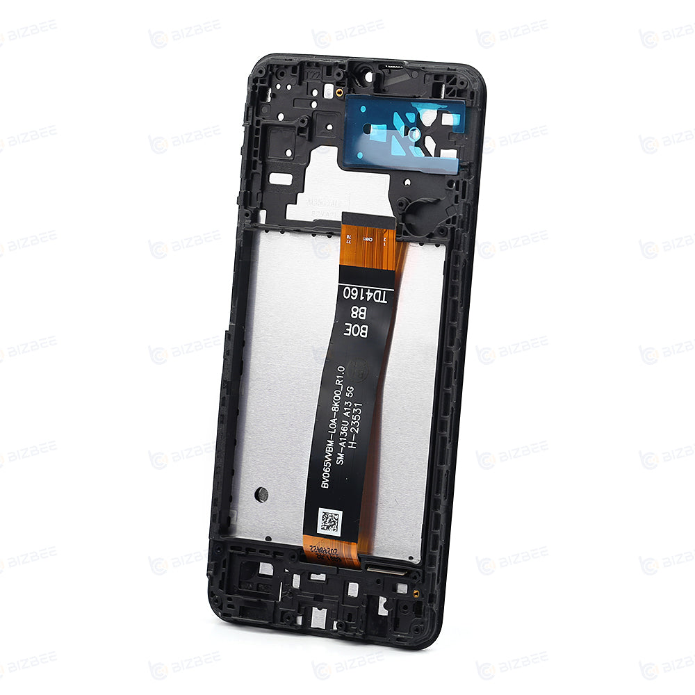Samsung Ecran A13 5G (A136B/A136U/A136W) Avec Châssis OEM Matériel Noir