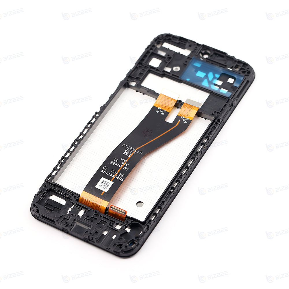 Samsung Ecran A14 5G (A146B/A145F/A145M) Avec Châssis OEM Matériel Noir
