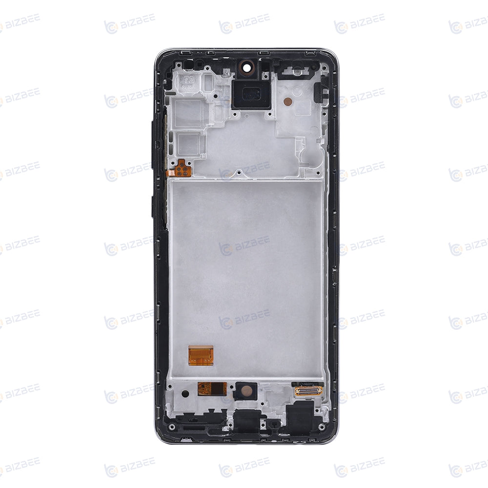 Samsung Ecran A72 (A725F) Avec Châssis Hard OLED Noir