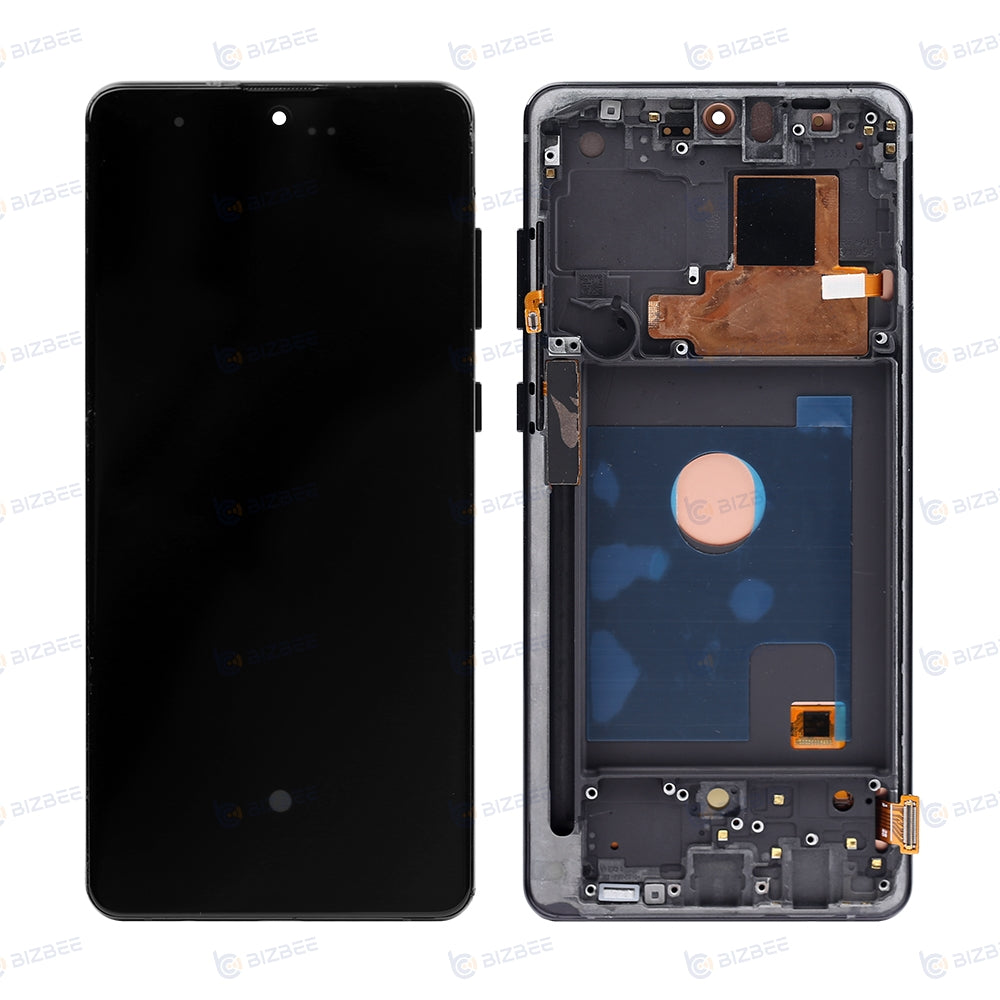 Samsung Ecran Note 10 Lite (N770F) Avec Châssis Soft OLED Noir