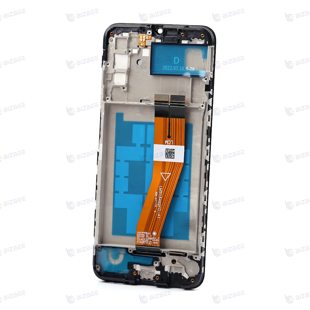 Samsung Ecran A03S (A037F) Avec Châssis OEM Matériel Noir