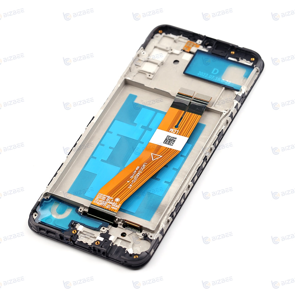 Samsung Ecran A03S (A037F) Avec Châssis OEM Matériel Noir