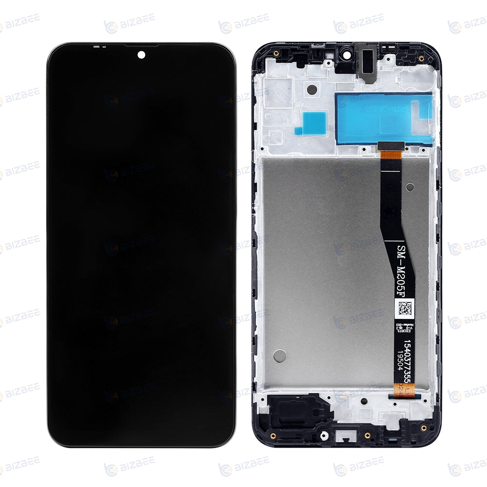Samsung Ecran M20 (M205) Avec Châssis OEM Matériel Noir