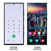 Samsung Ecran S22 Ultra 5G (S908B) Avec Châssis Soft OLED (Original Size) Noir
