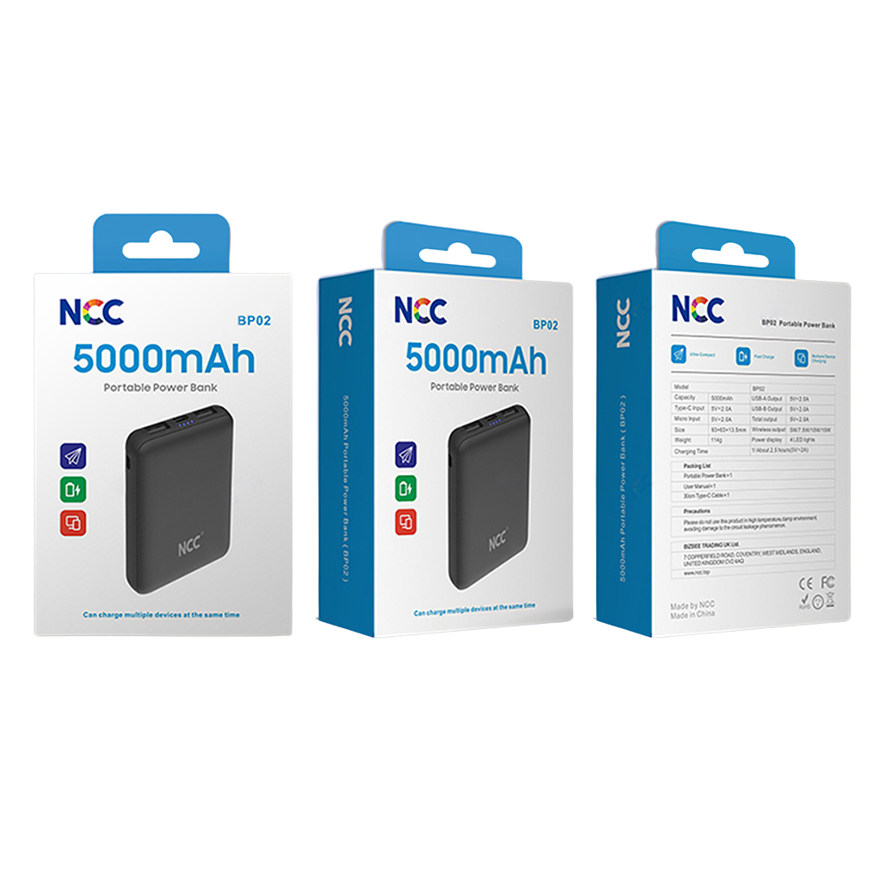 BATTERIE EXTERNE BP02 5000mah
