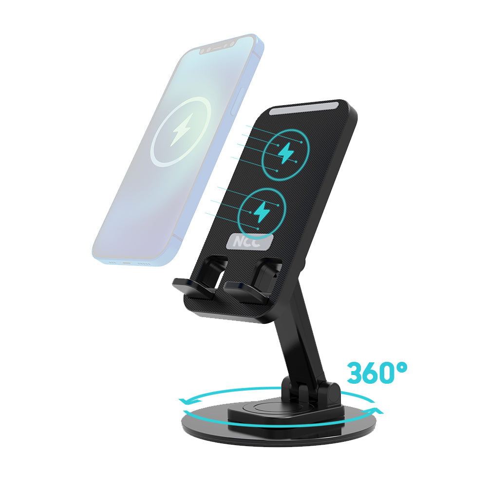 Chargeur sans fil  avec support rotatif