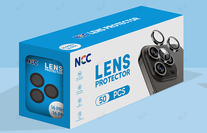 Protecteur d'Objectif de Caméra CD version IPhone 16/16Plus (50pcs/Lot)