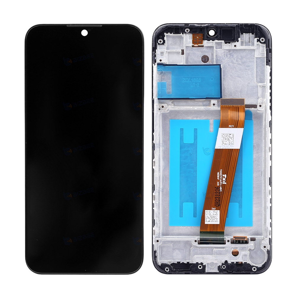 Samsung Ecran A01 (A015F) Avec Châssis OEM Matériel Noir