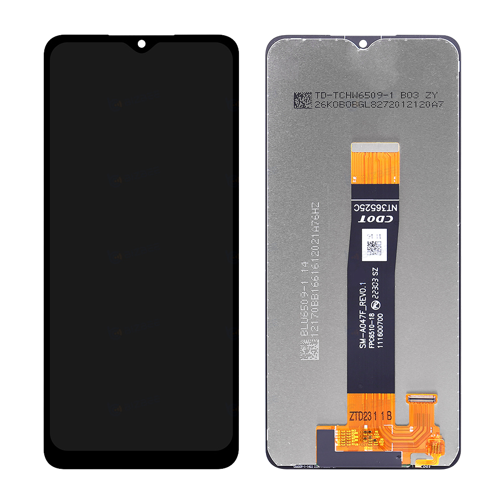 Samsung Ecran A04S (A047F) Avec Châssis OEM Matériel Noir