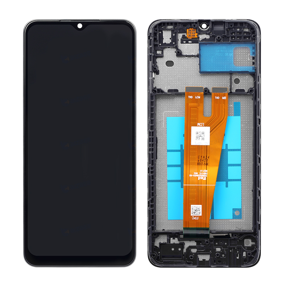 Samsung Ecran A04 (A045F/A045M) Avec Châssis OEM Matériel Noir