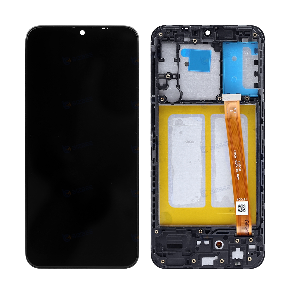 Samsung Ecran A10E (A102U/A102W) Avec Châssis OEM Matériel Noir