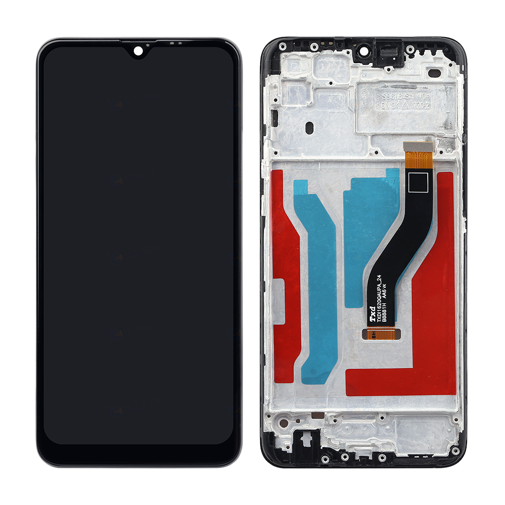 Samsung Ecran A10S (A107F/A107M) Avec Châssis OEM Matériel Noir