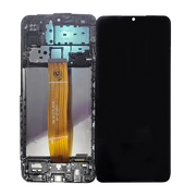 Samsung Ecran M12 (M127) Avec Châssis OEM Matériel Noir