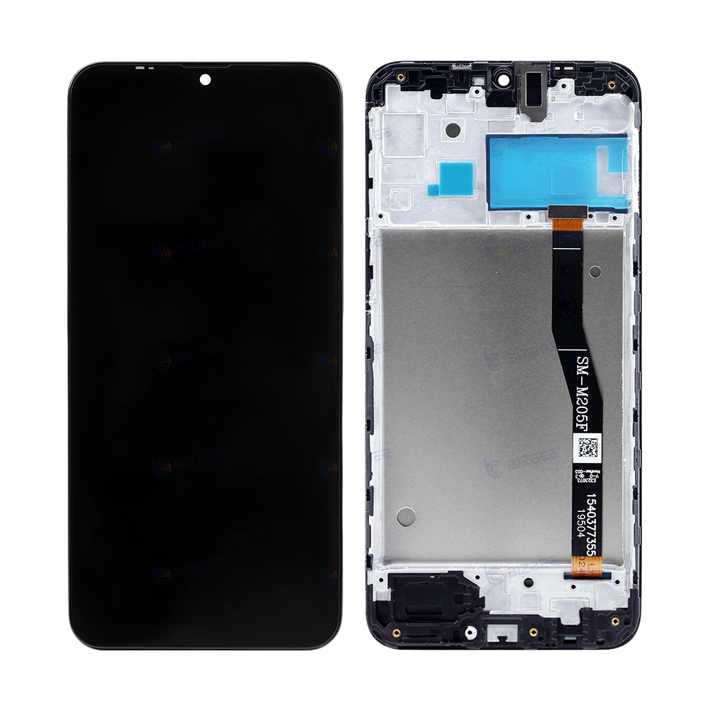 Samsung Ecran M20 (M205) Avec Châssis OEM Matériel Noir
