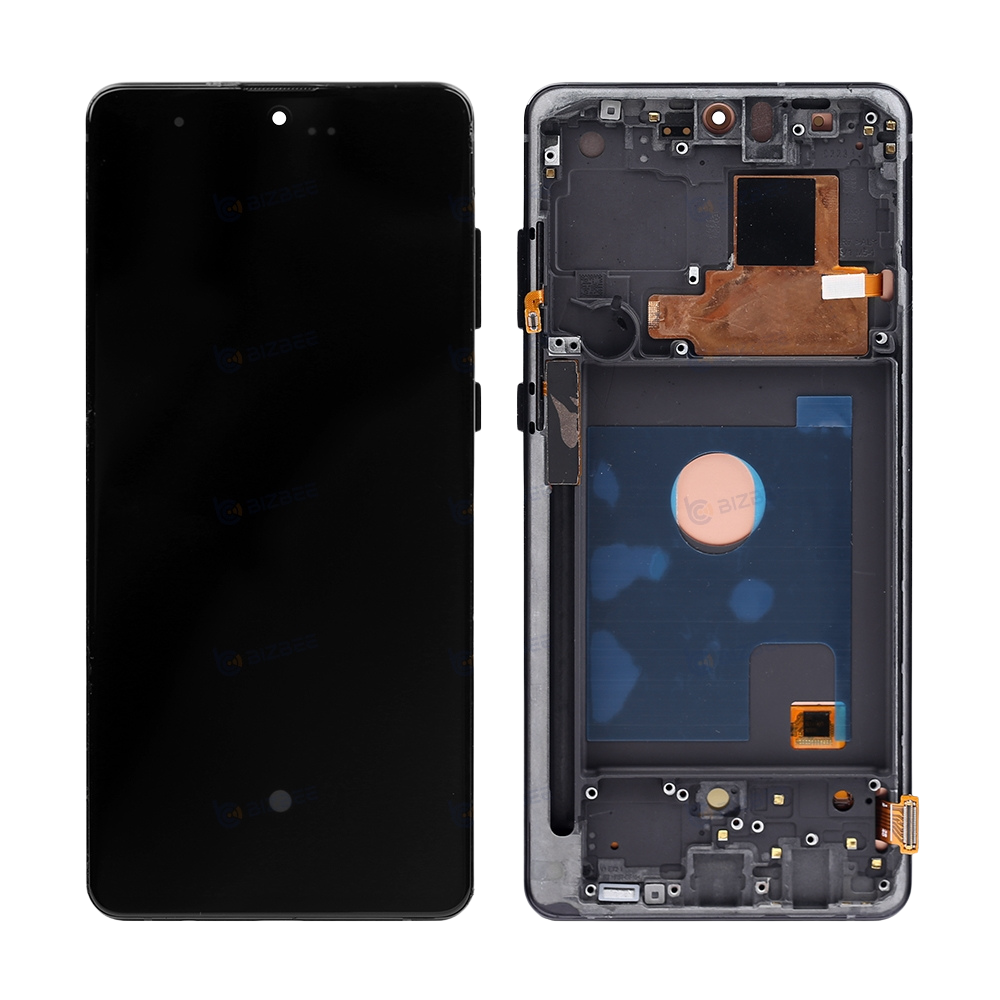 Samsung Ecran Note 10 Lite (N770F) Avec Châssis Soft OLED Noir