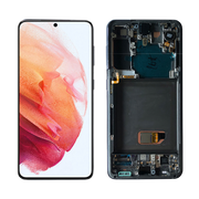 Samsung Ecran S21 (G990F) Avec Châssis Soft OLED Noir