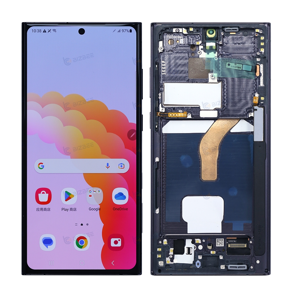 Samsung Ecran S22 Ultra 5G (S908B) Avec Châssis Soft OLED