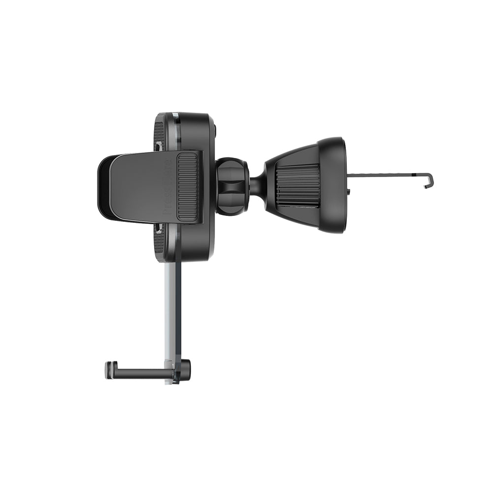 Support de voiture transparent à crochet Noir