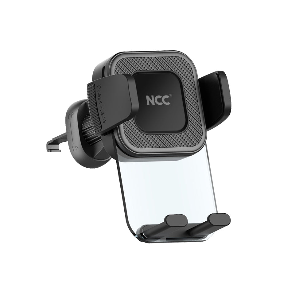 Support de voiture transparent à crochet Noir