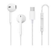 Écouteurs jack TYPE-C filaires semi-intra-auriculaires Blanc