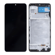 Samsung Ecran A22 4G (A225F/A225M) Avec Châssis Hard OLED Noir