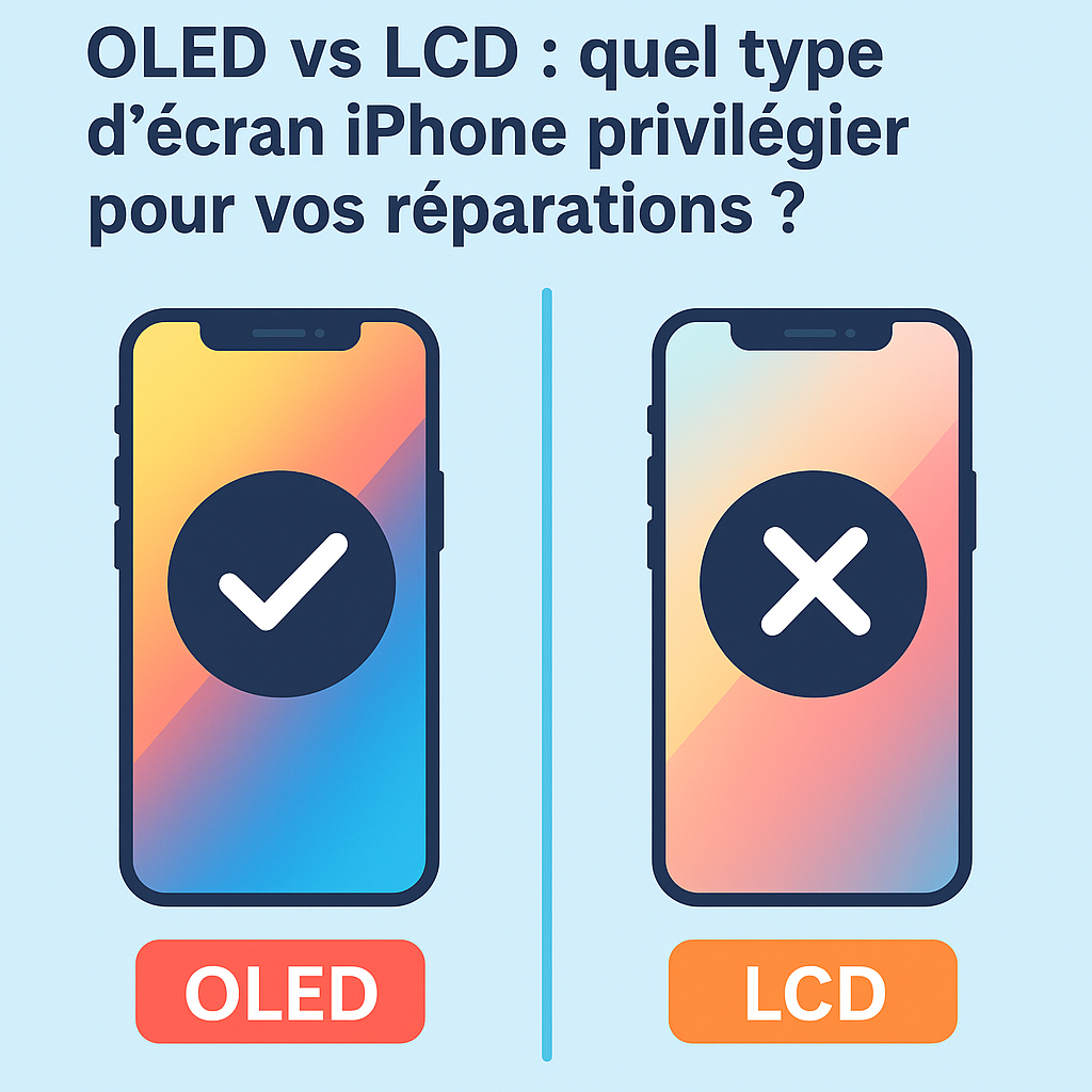 Réparez votre iPhone : OLED vs LCD