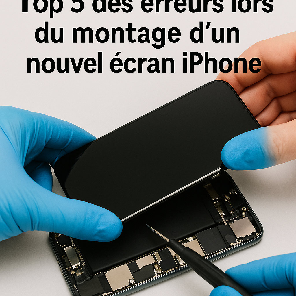 5 Erreurs Courantes pour le Montage d'un Nouvel Écran d'iPhone