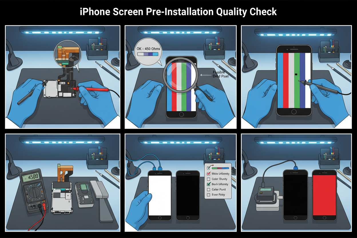 Comment tester la qualité d’un écran iPhone avant de l’installer