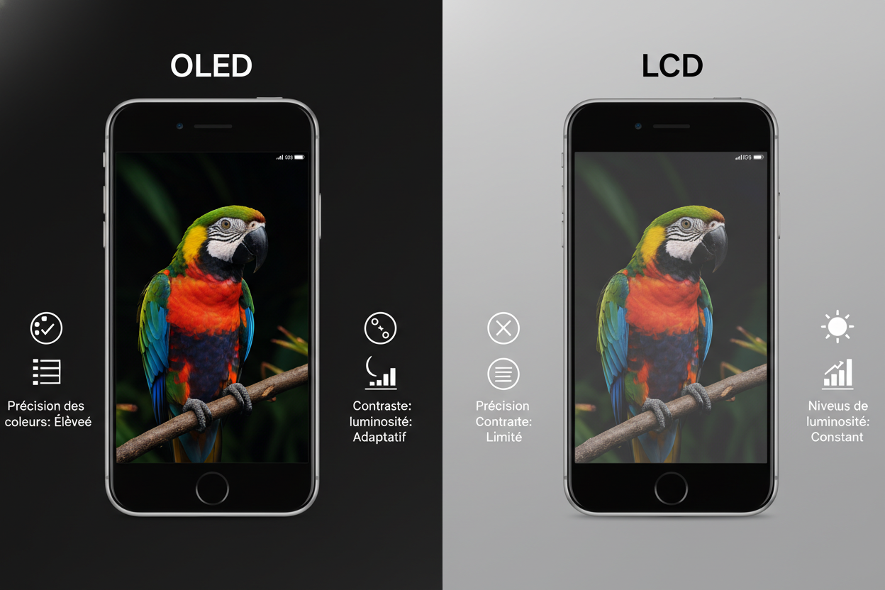 Différence entre écran OLED et LCD chez iPhone : lequel choisir ?