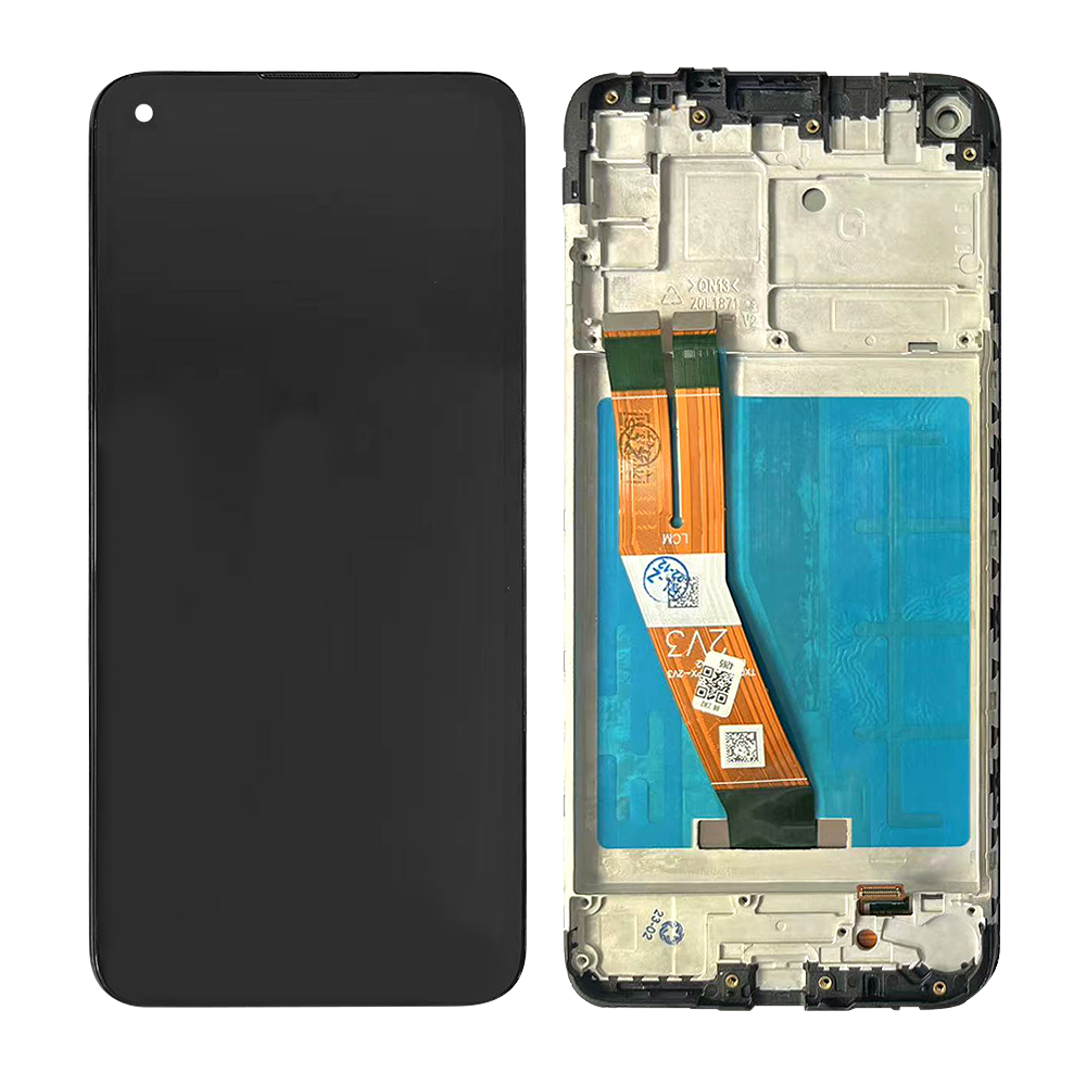 Samsung Ecran A11 (A115F) Avec Châssis OEM Matériel Noir