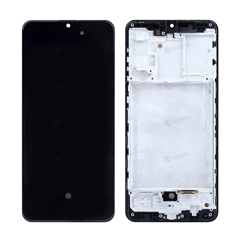 Samsung Ecran A31 (A315F) Avec Châssis Hard OLED Noir