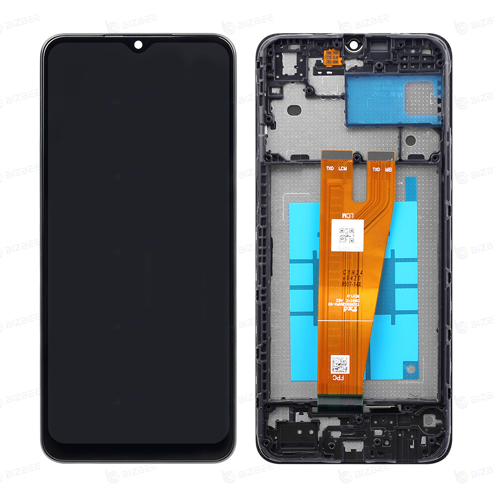 Samsung Ecran A04 (A045F/A045M) Avec Châssis OEM Matériel Noir
