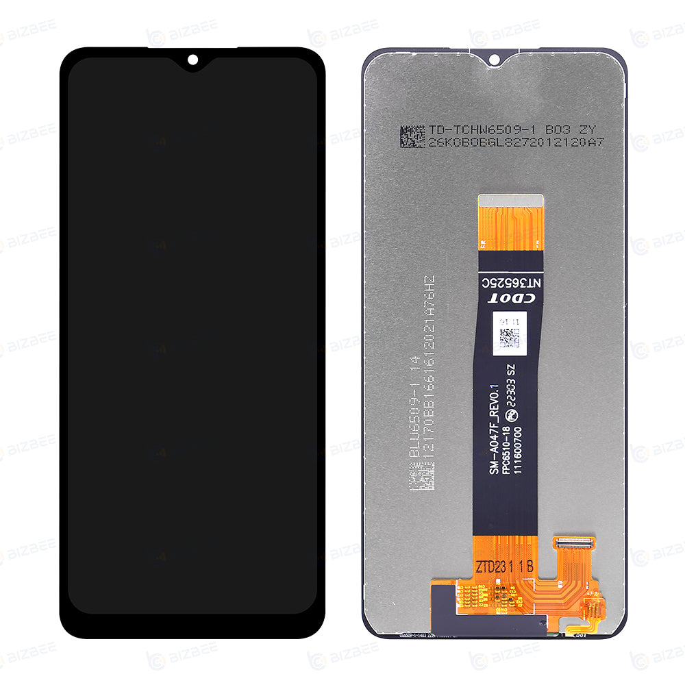 Samsung Ecran A04S (A047F) Avec Châssis OEM Matériel Noir