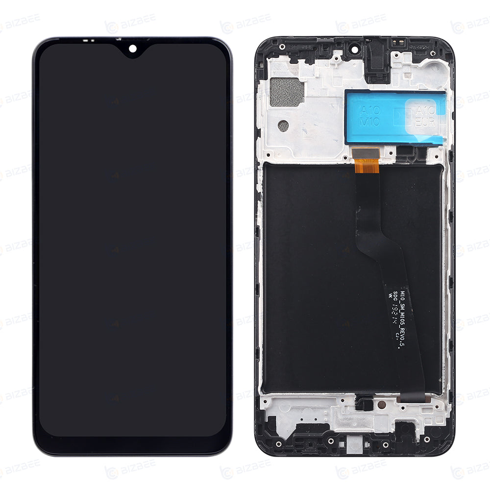 Samsung Ecran A10 (A105F/A105M/A105G) Avec Châssis OEM Matériel Noir