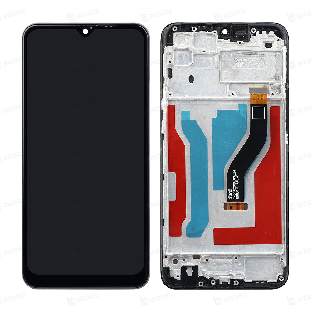 Samsung Ecran A10S (A107F/A107M) Avec Châssis OEM Matériel Noir
