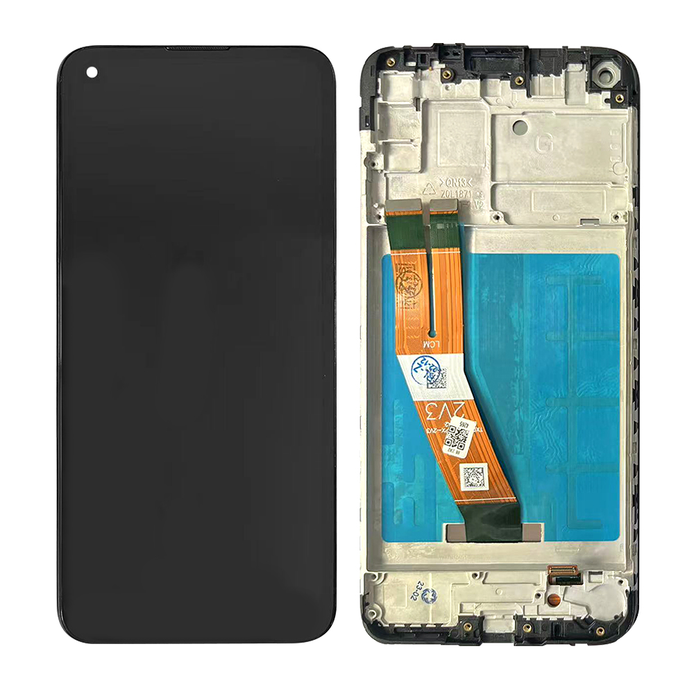 Samsung Ecran A11 (A115F) Avec Châssis OEM Matériel Noir