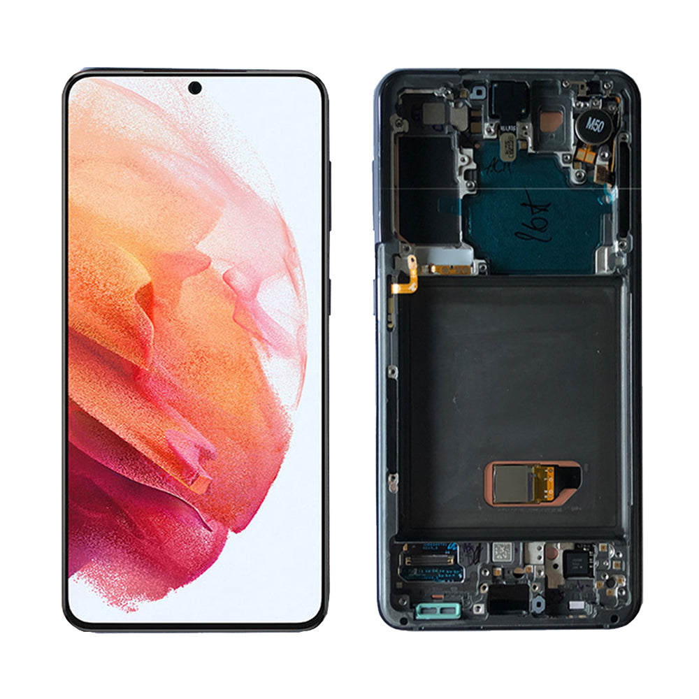 Samsung Ecran S21 (G990F) Avec Châssis Soft OLED Noir